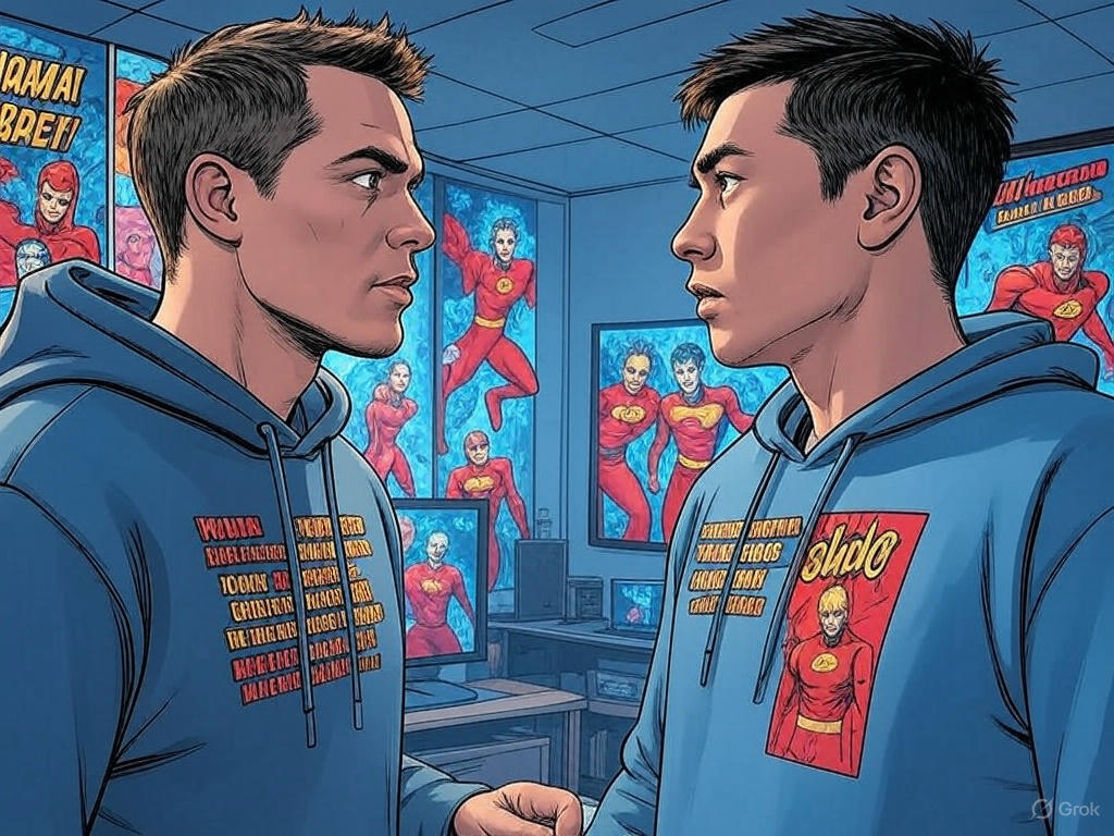 Battle between two coding humans